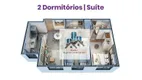 Foto 5 de Apartamento com 2 Quartos para alugar, 48m² em Cidade Industrial, Curitiba