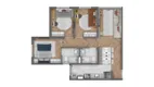 Foto 12 de Apartamento com 3 Quartos à venda, 58m² em Maranhão, São Paulo