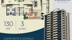 Foto 7 de Apartamento com 3 Quartos à venda, 130m² em Jardim das Nações, Taubaté