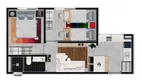 Foto 7 de Apartamento com 2 Quartos à venda, 39m² em Santa Maria, Osasco