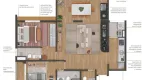 Foto 25 de Apartamento com 2 Quartos à venda, 69m² em Mirandópolis, São Paulo