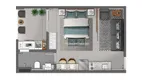 Foto 2 de Apartamento com 1 Quarto à venda, 33m² em Cidade Nova I, Indaiatuba