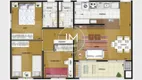 Foto 4 de Apartamento com 3 Quartos à venda, 70m² em Vila São Francisco, Hortolândia