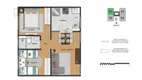 Foto 2 de Apartamento com 2 Quartos à venda, 39m² em Chácara Estela, Santana de Parnaíba