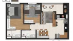 Foto 4 de Apartamento com 2 Quartos à venda, 58m² em Vila Pindorama, Barueri