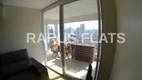 Foto 2 de Flat com 1 Quarto para alugar, 45m² em Brooklin, São Paulo