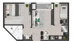 Foto 9 de Apartamento com 2 Quartos à venda, 50m² em Ecoville, Curitiba