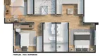 Foto 7 de Casa de Condomínio com 3 Quartos à venda, 158m² em Abranches, Curitiba