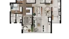 Foto 14 de Apartamento com 3 Quartos à venda, 123m² em Campo Belo, São Paulo
