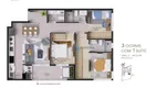 Foto 12 de Apartamento com 3 Quartos à venda, 110m² em Cacupé, Florianópolis