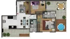 Foto 6 de Apartamento com 2 Quartos à venda, 97m² em Caiçaras, Belo Horizonte