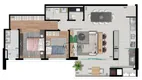 Foto 13 de Apartamento com 3 Quartos à venda, 101m² em Cabral, Curitiba