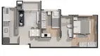 Foto 13 de Apartamento com 2 Quartos à venda, 51m² em Warnow, Indaial