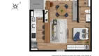 Foto 4 de Apartamento com 1 Quarto à venda, 42m² em Vale do Sereno, Nova Lima