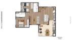 Foto 5 de Apartamento com 3 Quartos à venda, 67m² em Vl Bandeirantes, São Paulo