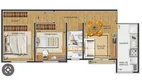 Foto 4 de Apartamento com 2 Quartos à venda, 47m² em Jardim Santa Rosa, Taboão da Serra