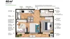 Foto 6 de Apartamento com 2 Quartos à venda, 40m² em Ipiranga, São Paulo