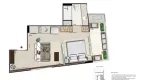 Foto 13 de Apartamento com 1 Quarto para alugar, 36m² em Icaraí, Niterói