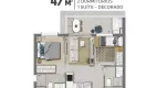 Foto 7 de Apartamento com 2 Quartos à venda, 47m² em Brooklin, São Paulo