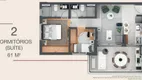 Foto 5 de Apartamento com 2 Quartos à venda, 61m² em Vila Prudente, São Paulo