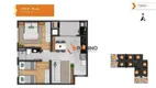 Foto 2 de Apartamento com 2 Quartos à venda, 49m² em Cidade Industrial, Curitiba