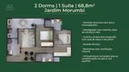 Foto 3 de Apartamento com 2 Quartos à venda, 68m² em Jardim Morumby, Taubaté