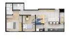 Foto 7 de Apartamento com 2 Quartos à venda, 57m² em Meia Praia, Navegantes