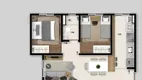 Foto 5 de Apartamento com 2 Quartos à venda, 48m² em Alto Umuarama, Uberlândia