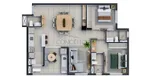 Foto 3 de Apartamento com 2 Quartos à venda, 87m² em Nova América, Piracicaba