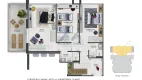 Foto 18 de Apartamento com 2 Quartos à venda, 69m² em Predial, Torres
