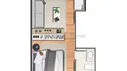 Foto 13 de Apartamento com 1 Quarto para alugar, 35m² em Cascatinha, Juiz de Fora