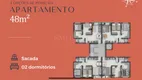 Foto 12 de Apartamento com 2 Quartos à venda, 48m² em Sertao do Maruim, São José