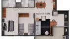 Foto 5 de Apartamento com 2 Quartos à venda, 63m² em Tenório, Ubatuba