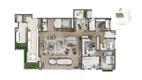 Foto 3 de Apartamento com 3 Quartos à venda, 135m² em Campo Belo, São Paulo