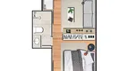 Foto 32 de Apartamento com 1 Quarto para alugar, 33m² em Cascatinha, Juiz de Fora
