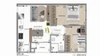 Foto 5 de Apartamento com 2 Quartos à venda, 50m² em Vargem Grande, Pinhais