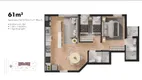 Foto 10 de Apartamento com 2 Quartos à venda, 60m² em América, Joinville