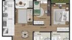 Foto 13 de Apartamento com 2 Quartos à venda, 55m² em Parque Sao Miguel, Hortolândia