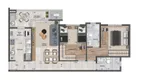 Foto 3 de Apartamento com 2 Quartos à venda, 70m² em Parque das Nações, Pindamonhangaba