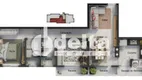 Foto 3 de Apartamento com 2 Quartos à venda, 63m² em Santa Mônica, Uberlândia