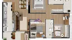 Foto 4 de Apartamento com 3 Quartos à venda, 80m² em Parque Industrial, São José dos Campos