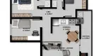 Foto 10 de Apartamento com 2 Quartos à venda, 54m² em Afonso Pena, São José dos Pinhais