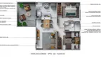 Foto 4 de Apartamento com 2 Quartos à venda, 38m² em Da Paz, Manaus