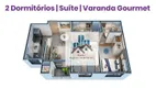 Foto 4 de Apartamento com 2 Quartos para alugar, 48m² em Cidade Industrial, Curitiba