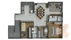 Foto 7 de Apartamento com 3 Quartos à venda, 74m² em Bom Jesus, São José dos Pinhais
