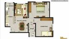 Foto 2 de Apartamento com 2 Quartos à venda, 49m² em Centro, Nova Odessa