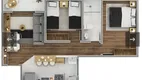 Foto 3 de Apartamento com 2 Quartos à venda, 55m² em Martins, Uberlândia