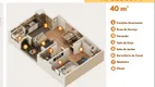 Foto 16 de Apartamento com 2 Quartos à venda, 49m² em Parque Santa Rosa, Suzano