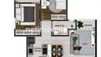 Foto 5 de Apartamento com 2 Quartos à venda, 53m² em Santa Branca, Belo Horizonte