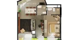 Foto 9 de Apartamento com 2 Quartos à venda, 53m² em Água Verde, Curitiba